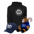 Kit Ready For TEC Sudadera Essential ANTORCHA negro + Teus Hoodie + Gorra Borregos