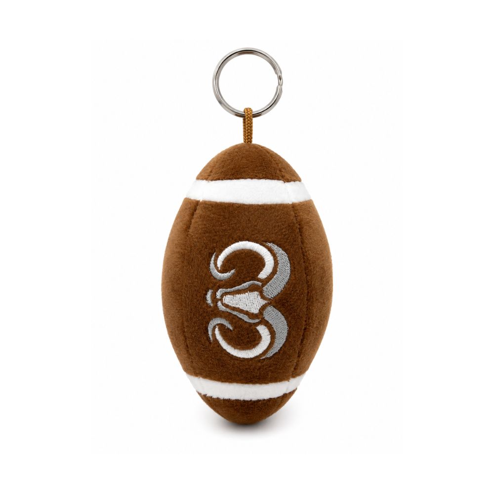 Peluche Mini Llavero Balón FBA Café