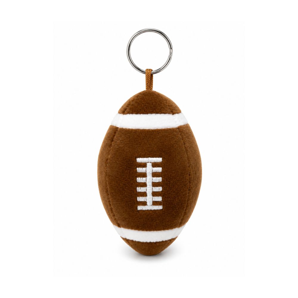 Peluche Mini Llavero Balón FBA Café