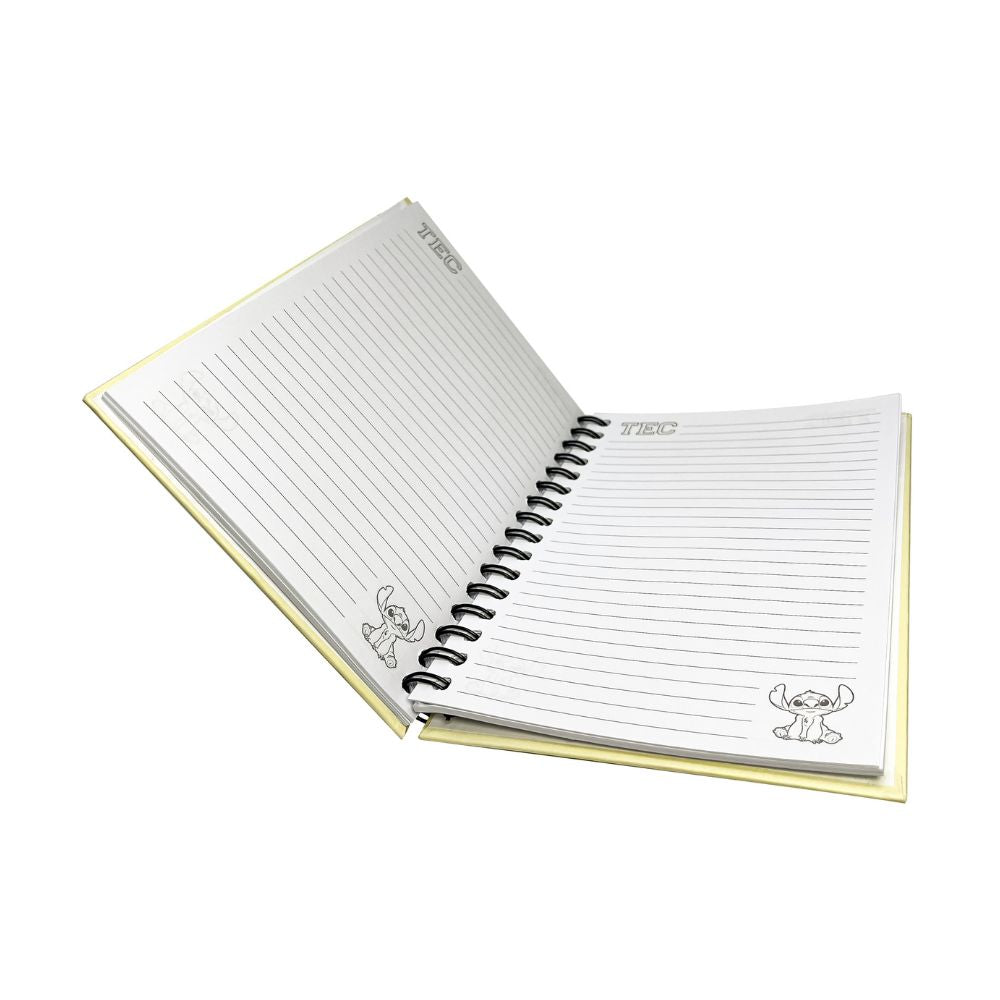 Libreta Mult Spiral Disney Stitch TEC, Beige