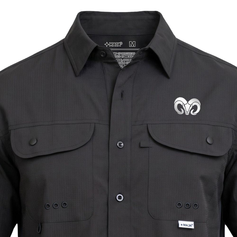Camisa MAJA Outdoor Signature BORREGOS Negro, Unisex