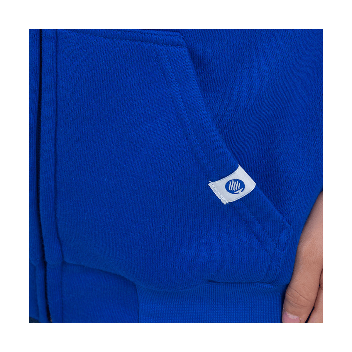 Sudadera Essential TEC azul con zipper, infantil