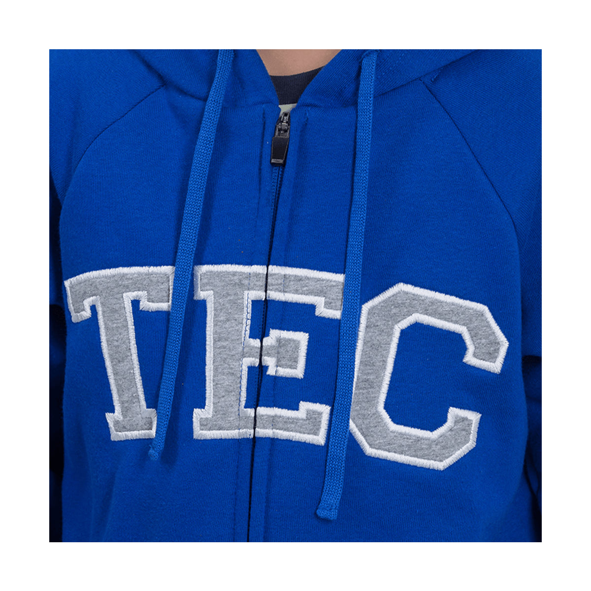 Sudadera Essential TEC azul con zipper, infantil