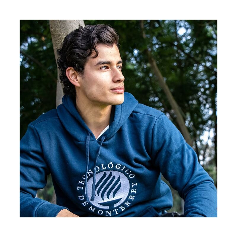 Sudadera Essential Tecnológico de Monterrey azul marino, unisex