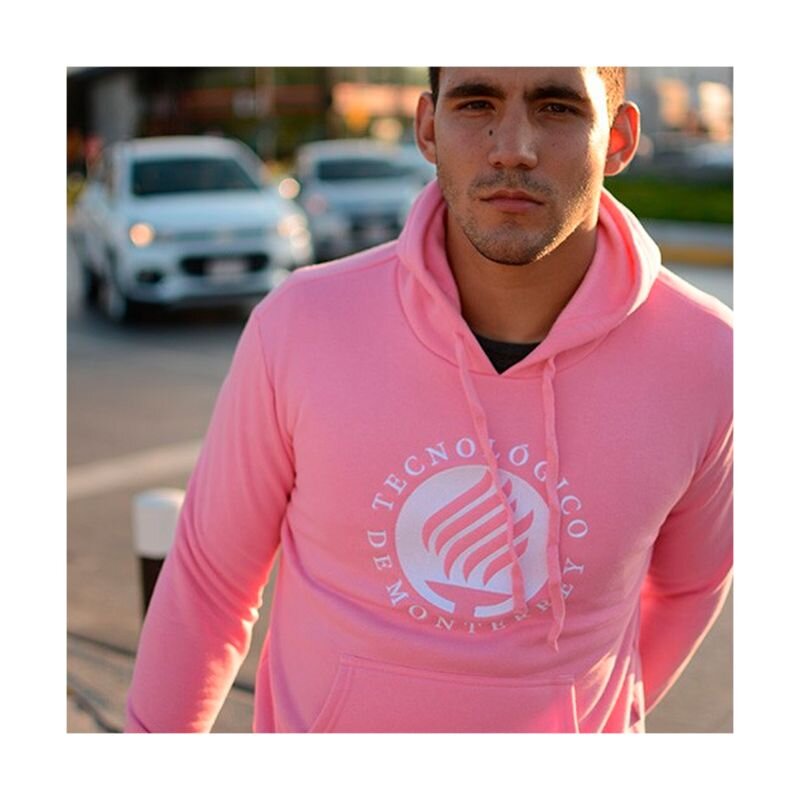 Sudadera Essential Tecnológico de Monterrey rosa, unisex