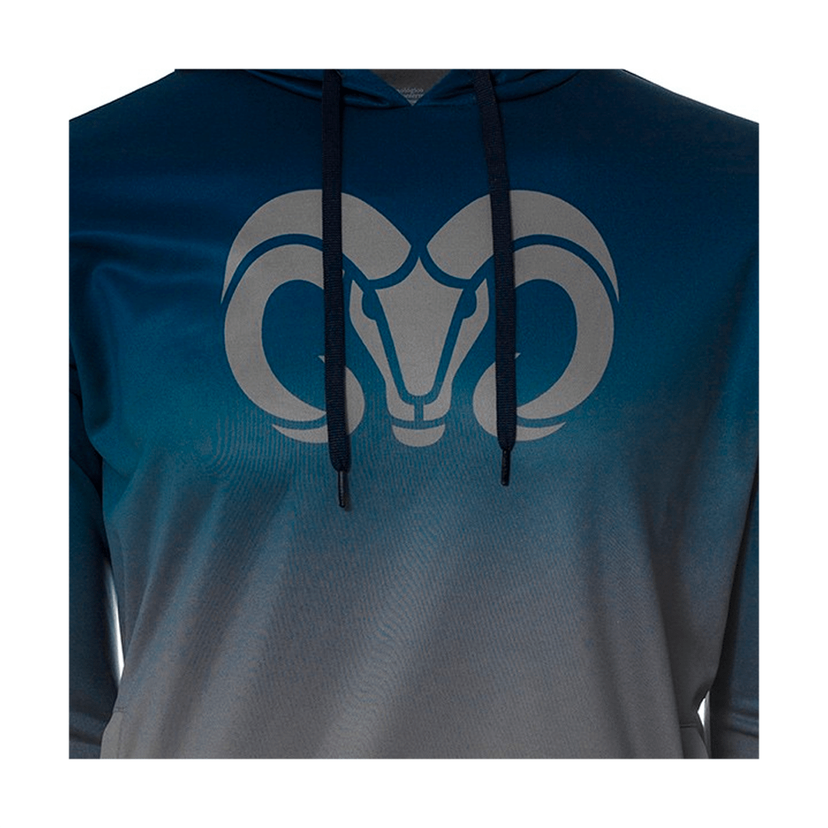 Sudadera BORREGOS degradado en azul marino, unisex