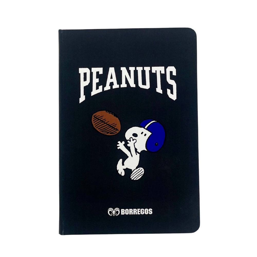 Libreta Peanuts Snoopy B2S25 BORREGOS, Negro