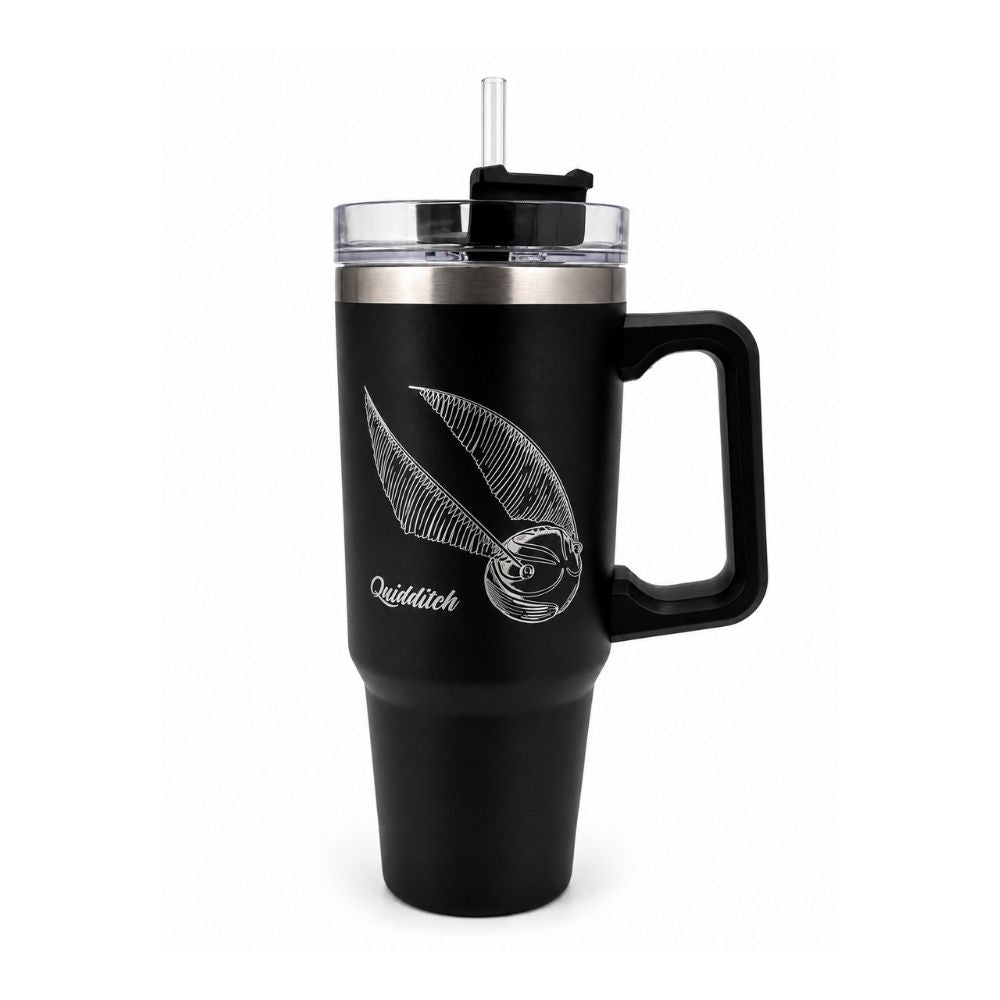 Termo Metalico Harry Potter Hogwarts TEC Negro