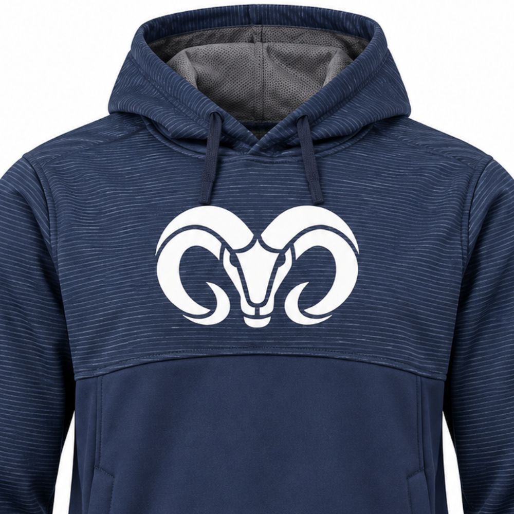 Sudadera Poliéster Básica BORREGOS Azul, Unisex