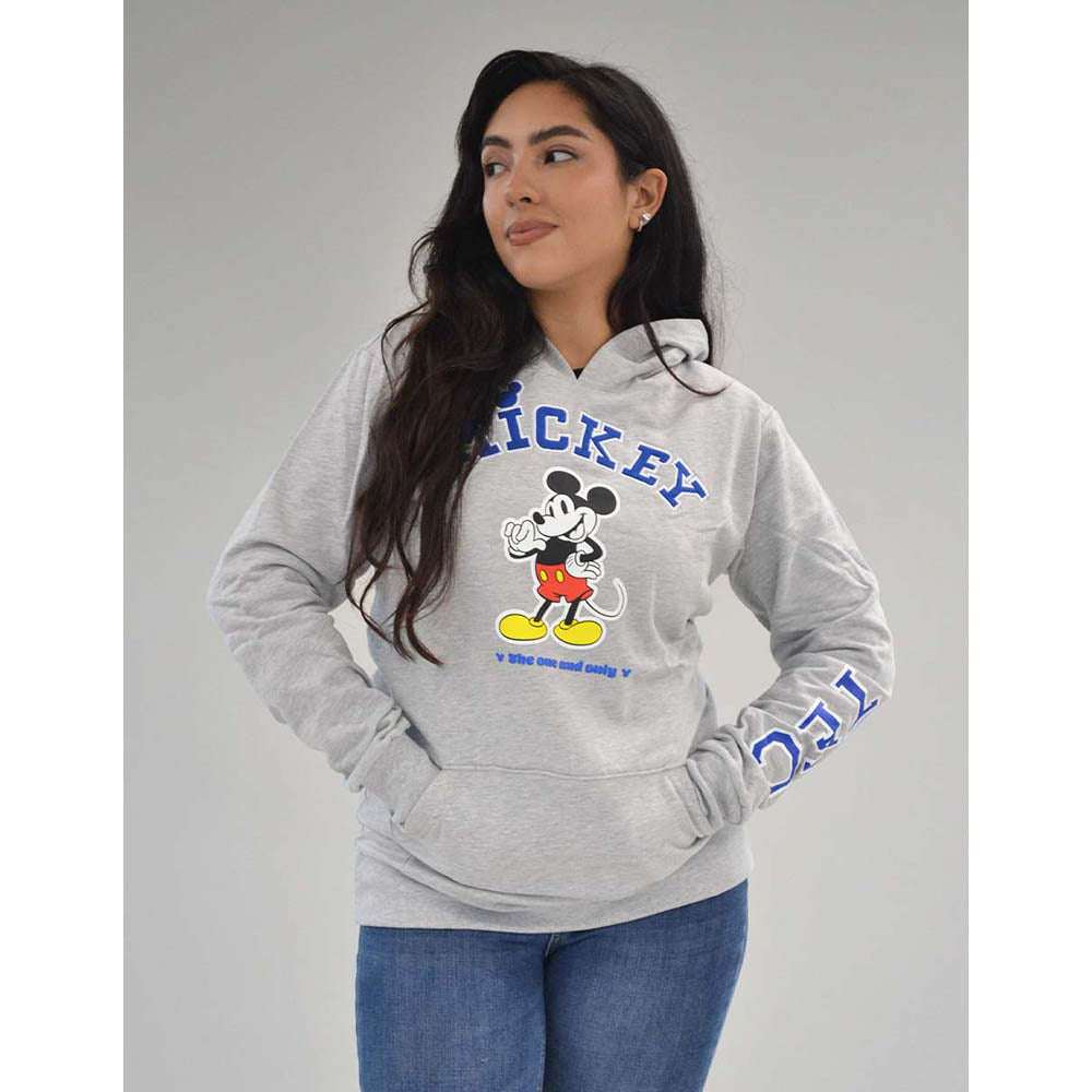 Sudadera Algodón Disney Mickey TEC Gris