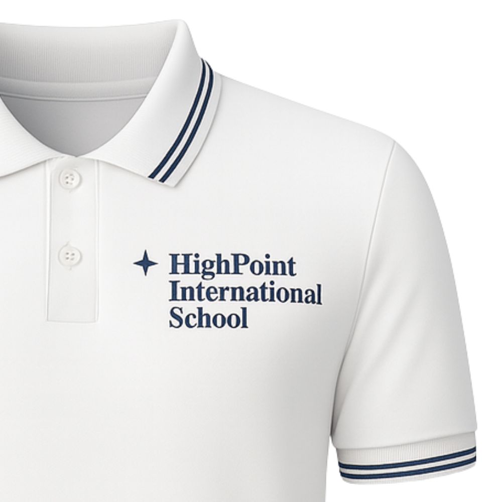 Playera Polo Uniforme HPIS blanco