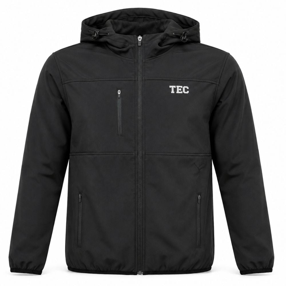 Chamarra Térmica con Gorro TEC Negro, Unisex