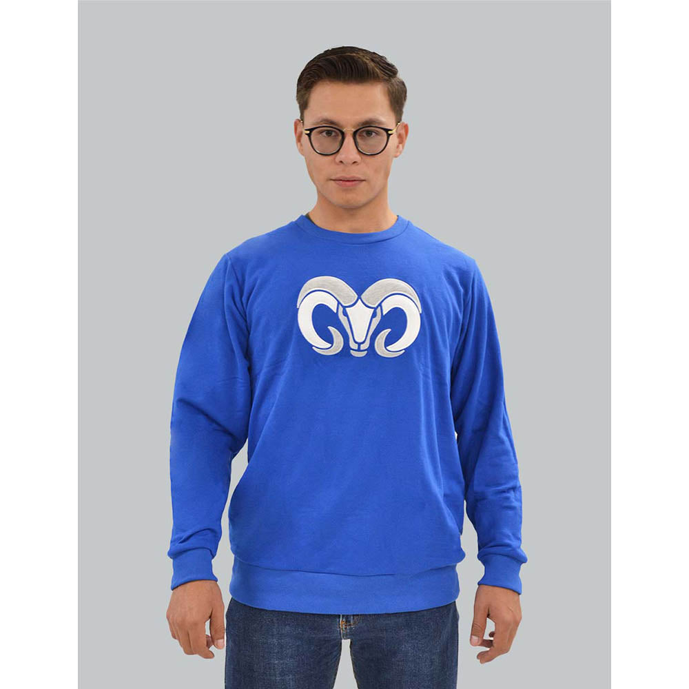 Sudadera Crewneck azul rey BORREGOS
