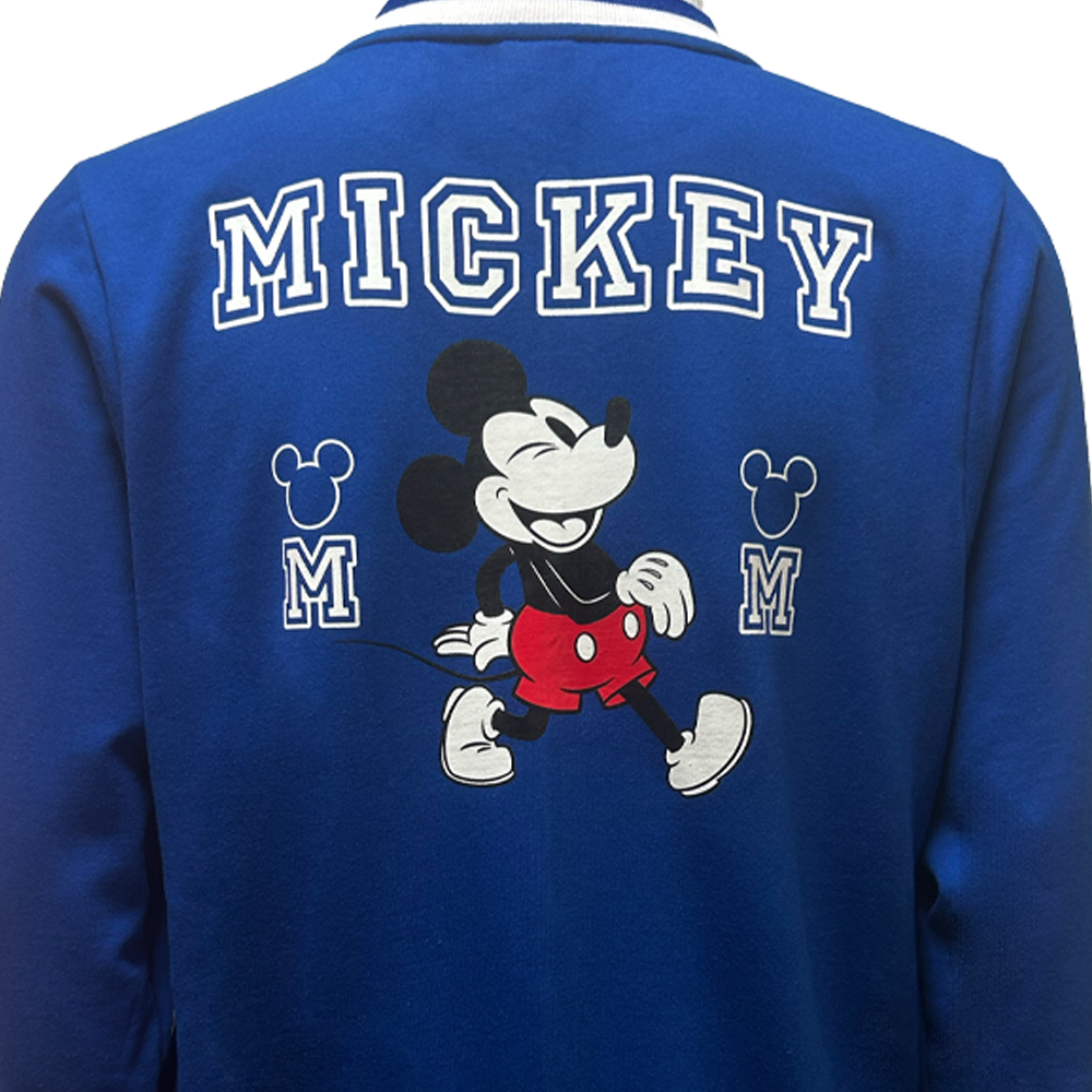 Chamarra Universitaria Básica Disney Mickey TEC Azul