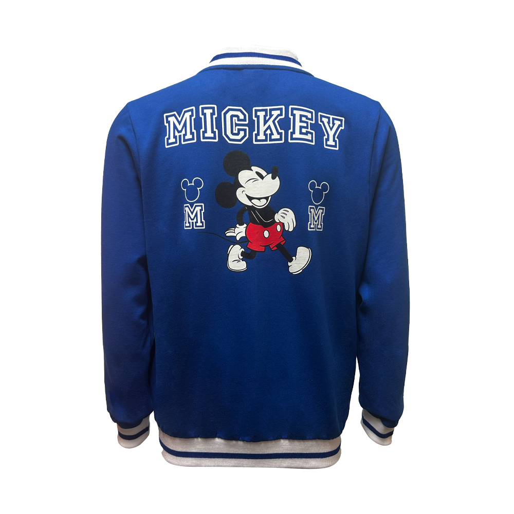 Chamarra Universitaria Básica Disney Mickey TEC Azul