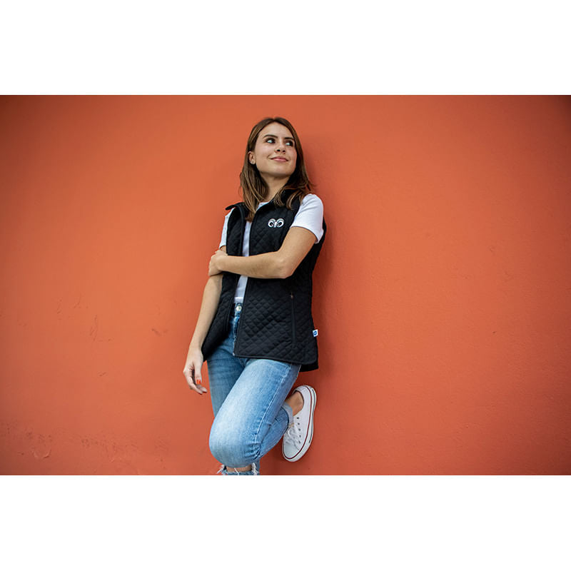 Chaleco Deportivo BORREGOS Negro, Mujer