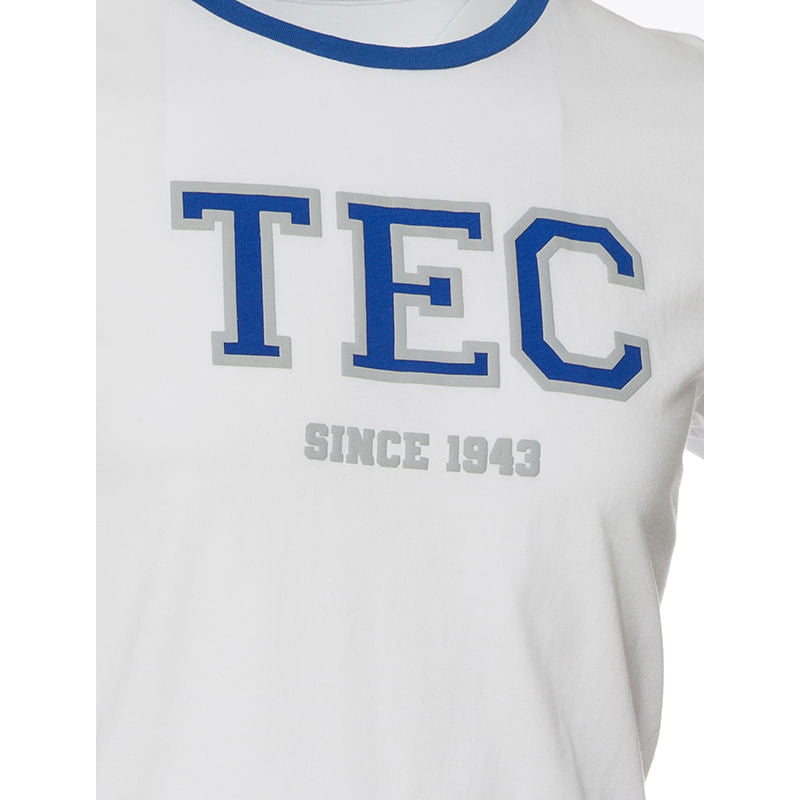 Playera Casual TEC - Blanco / Azul, Mujer