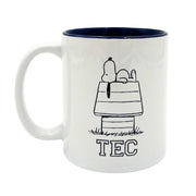 Taza Peanuts Snoopy B2S25 TEC, Blanco