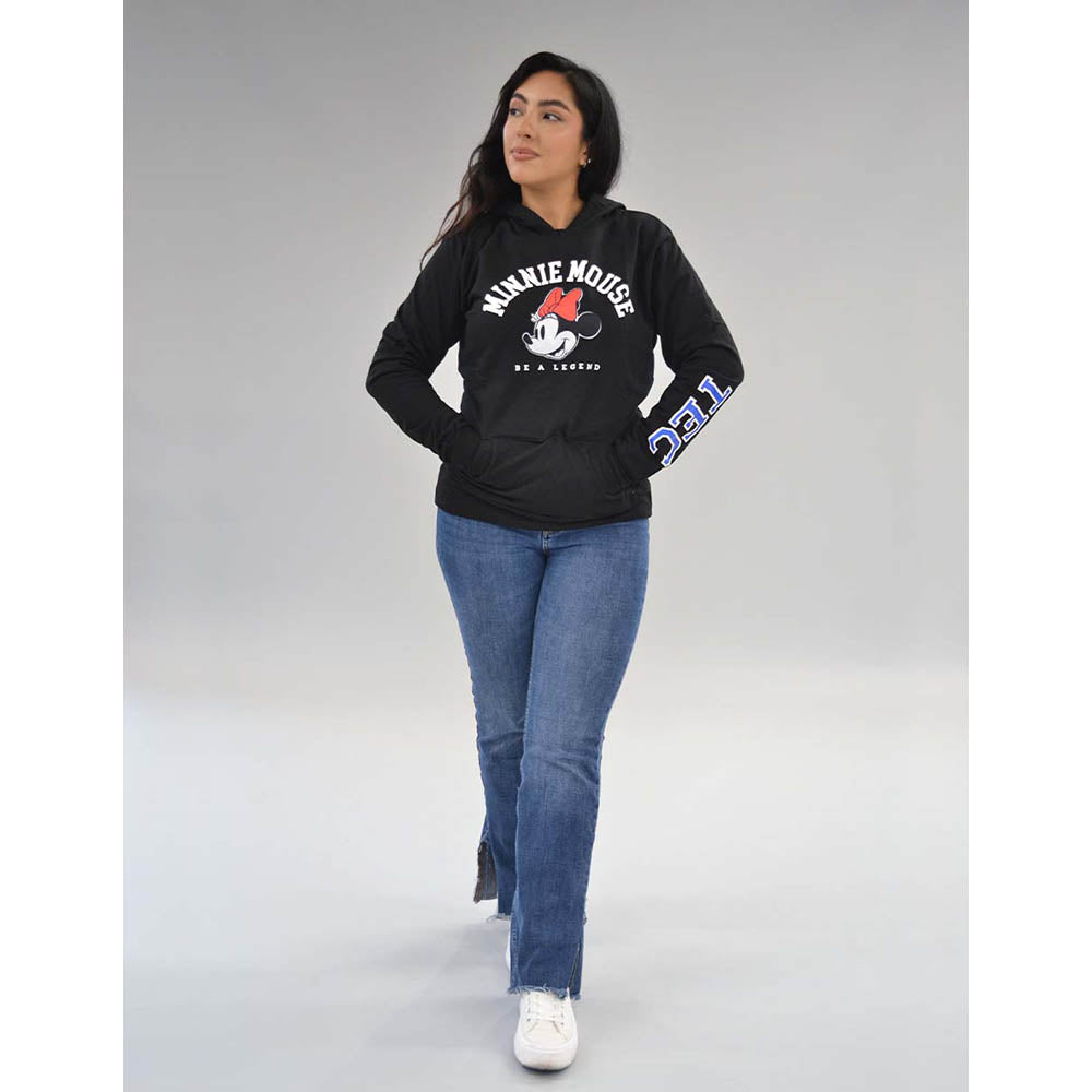 Sudadera Algodón Disney Minnie TEC Negro