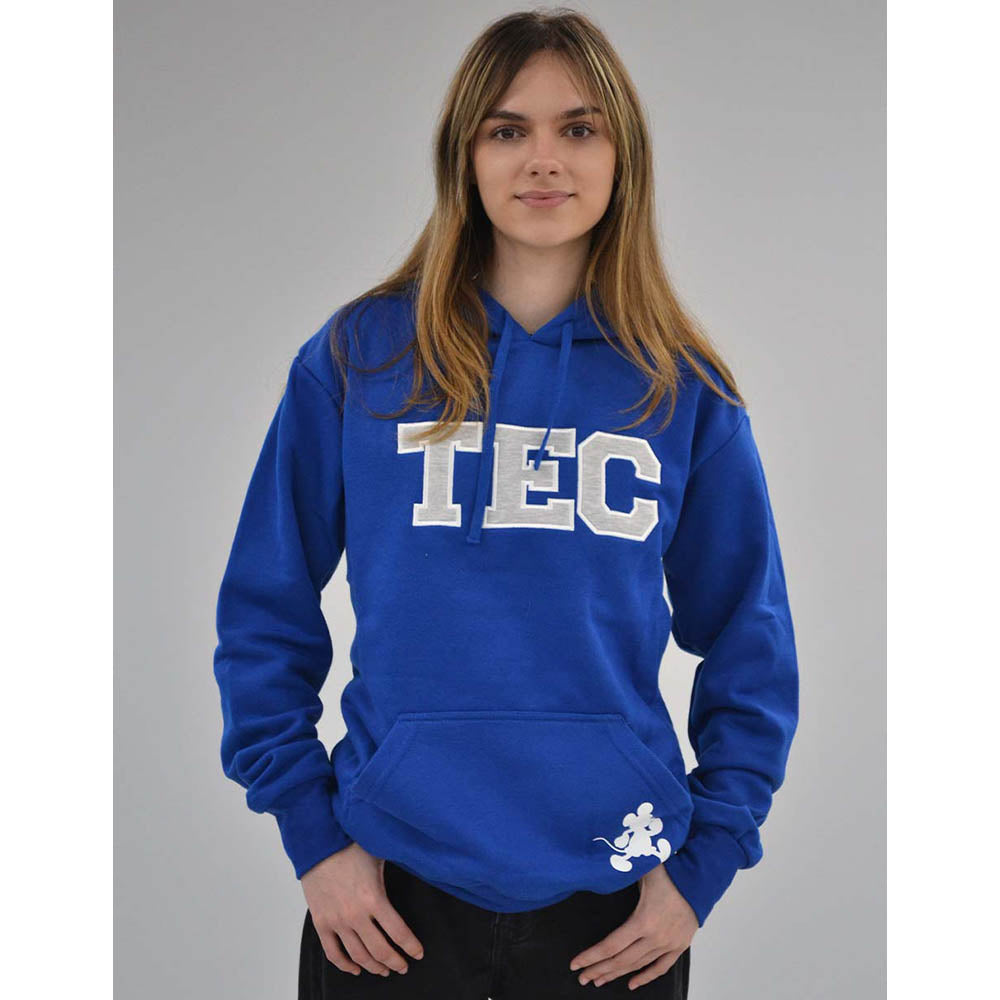 Sudadera Algodón Disney Mickey Back TEC Azul