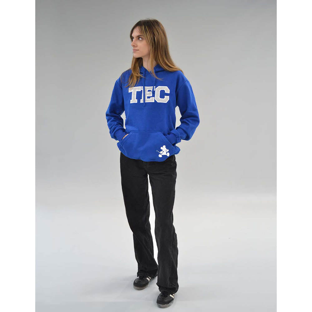 Sudadera Algodón Disney Mickey Back TEC Azul