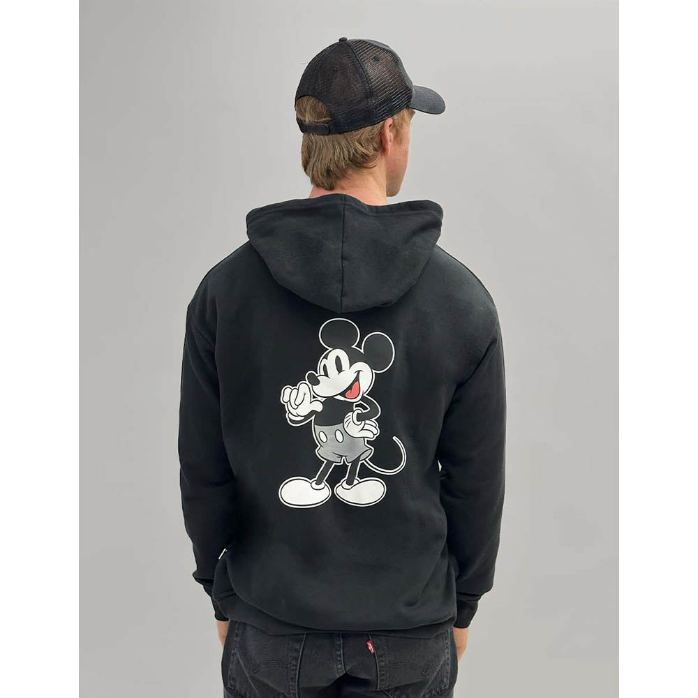 Sudadera Algodón Disney Mickey Back TEC Negro