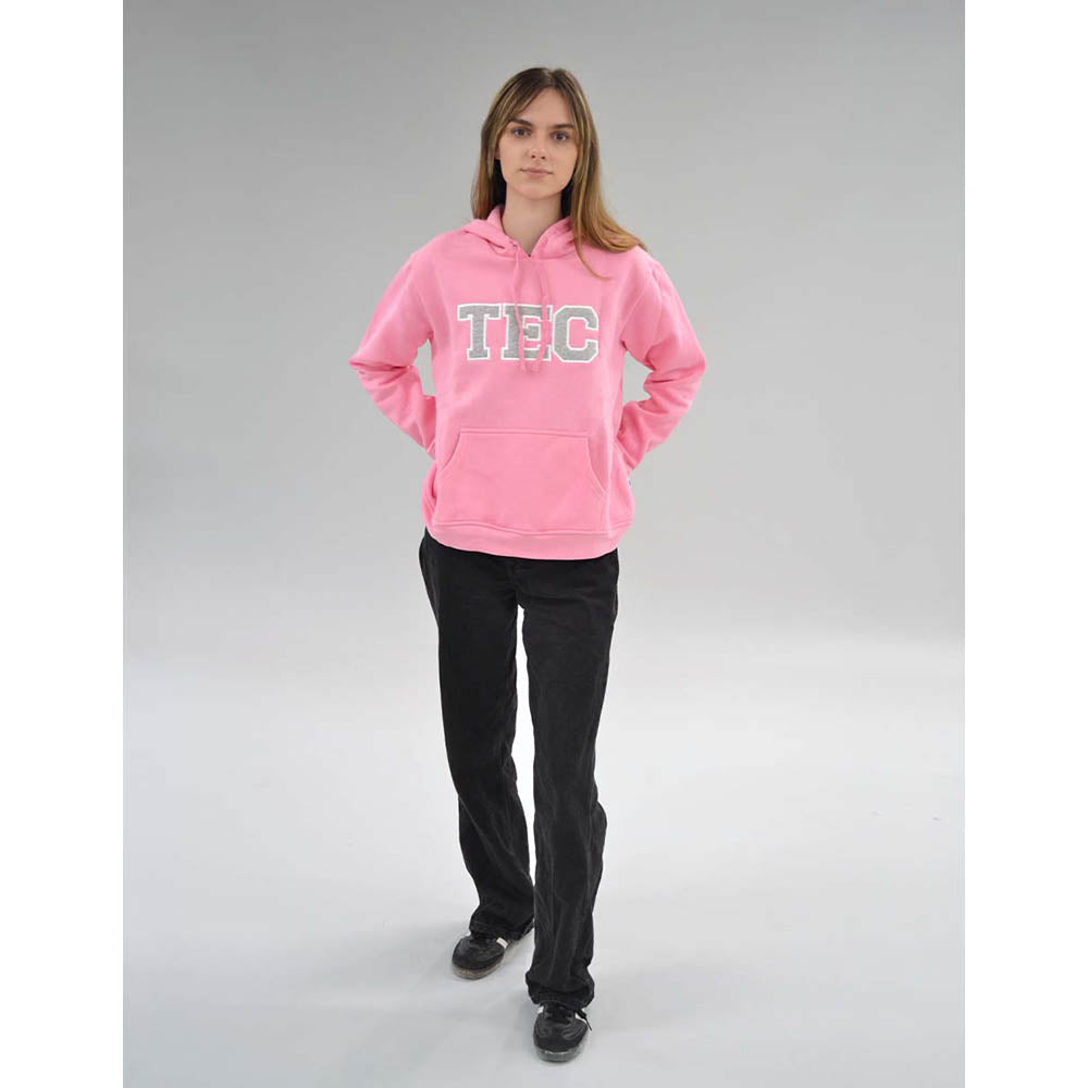 Sudadera Essential TEC rosa, unisex