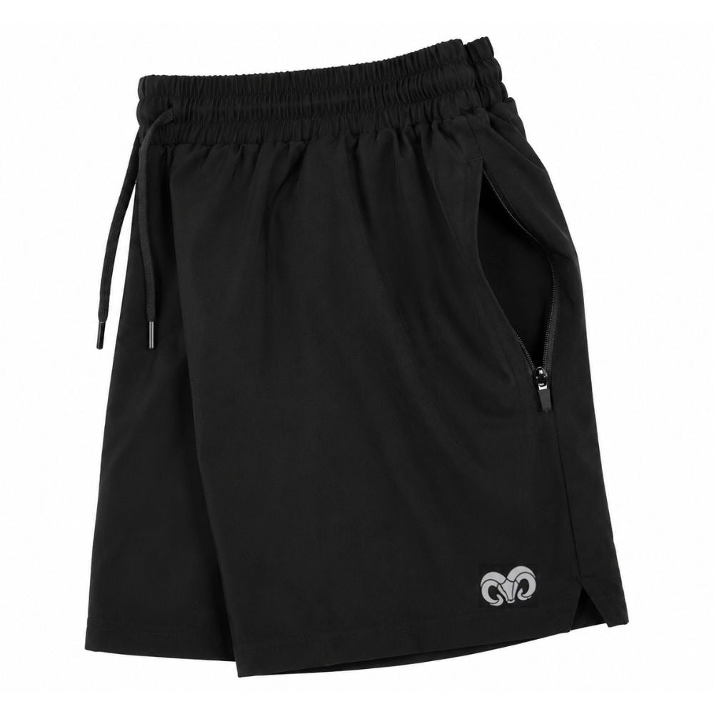 Short Deportivo Running BORREGOS Negro, Hombre