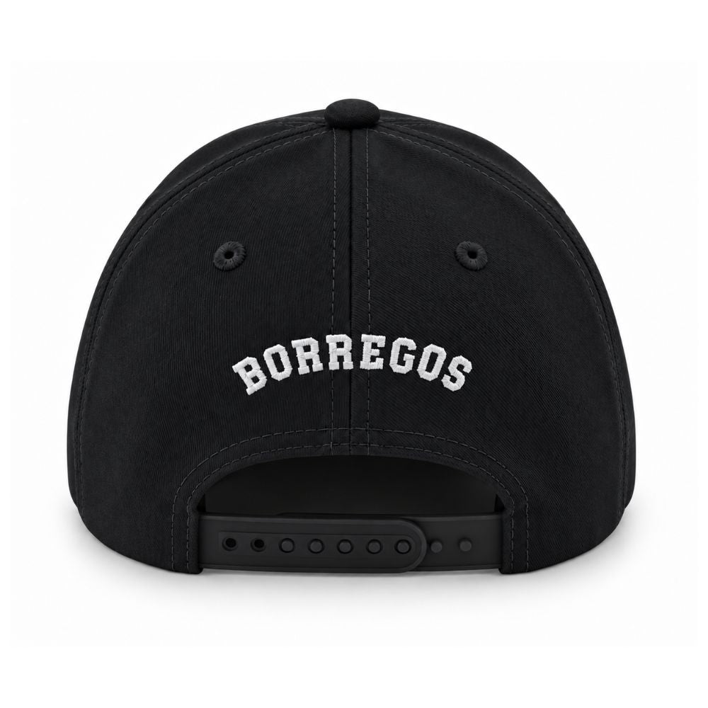 Gorra DT Casual BORREGOS Negro con Blanco