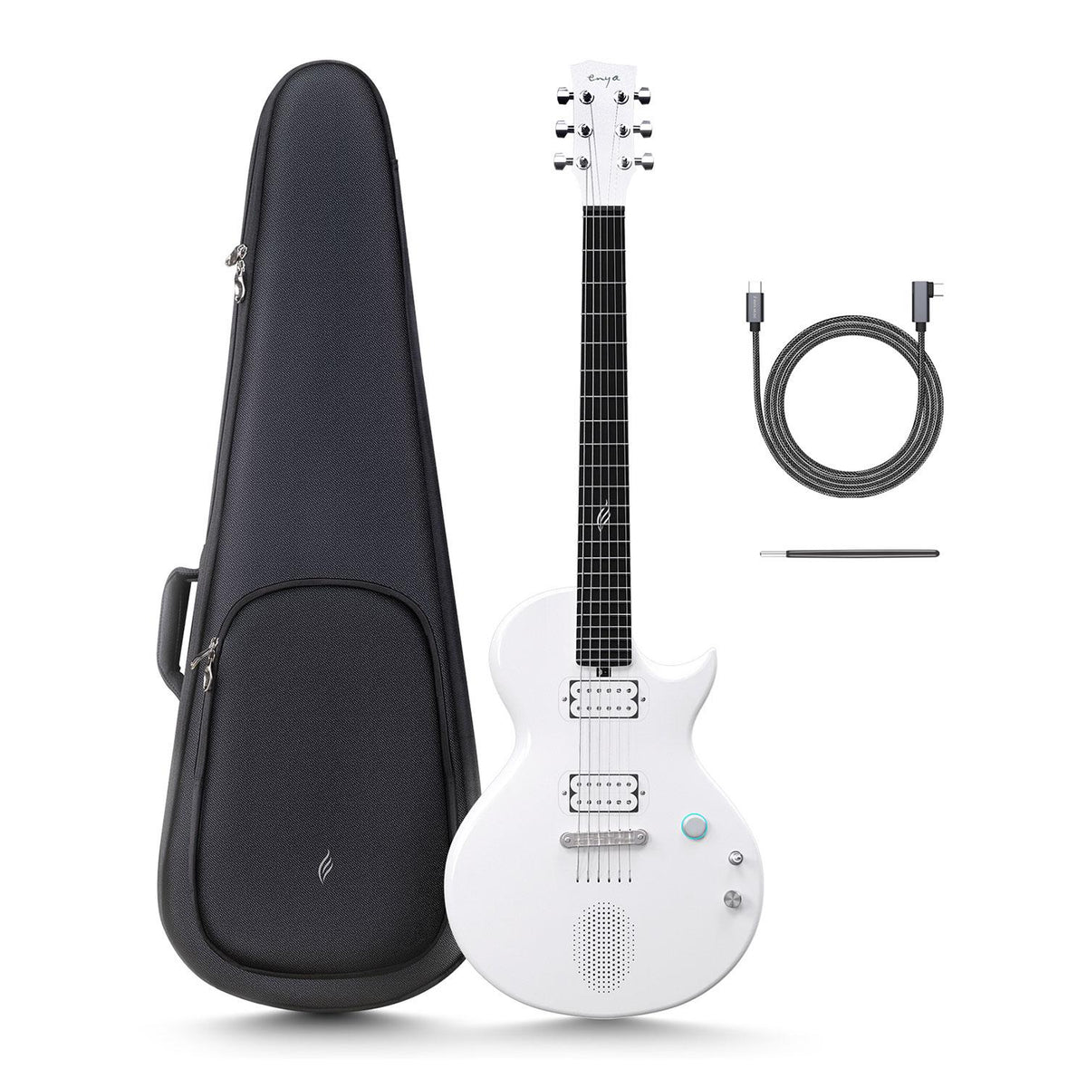 Guitarra Eléctrica Inteligente Color Blanco NOVA GO SONIC-WH ENYA