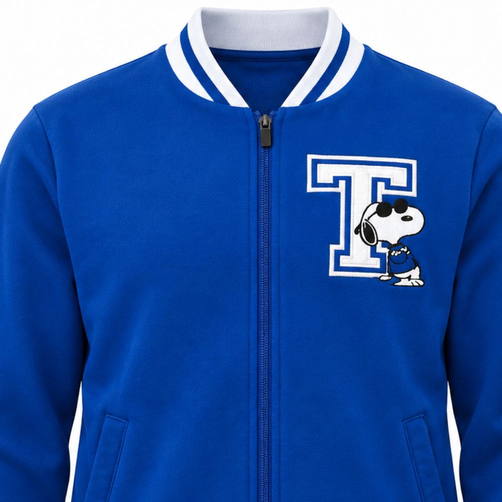 Chamarra Universitaria Peanut TEC Azul, Unisex