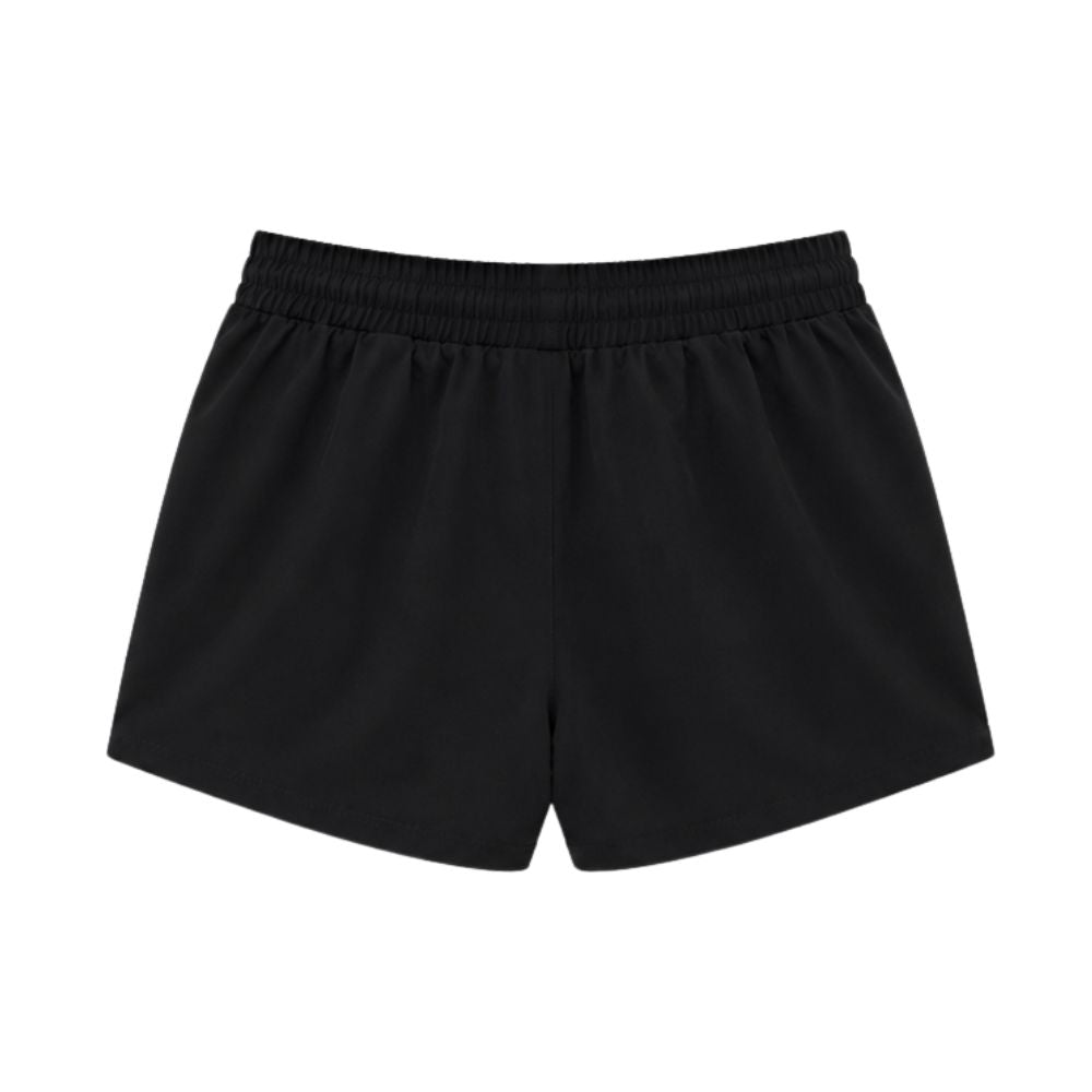 Short Deportivo Running BORREGOS Negro, Mujer