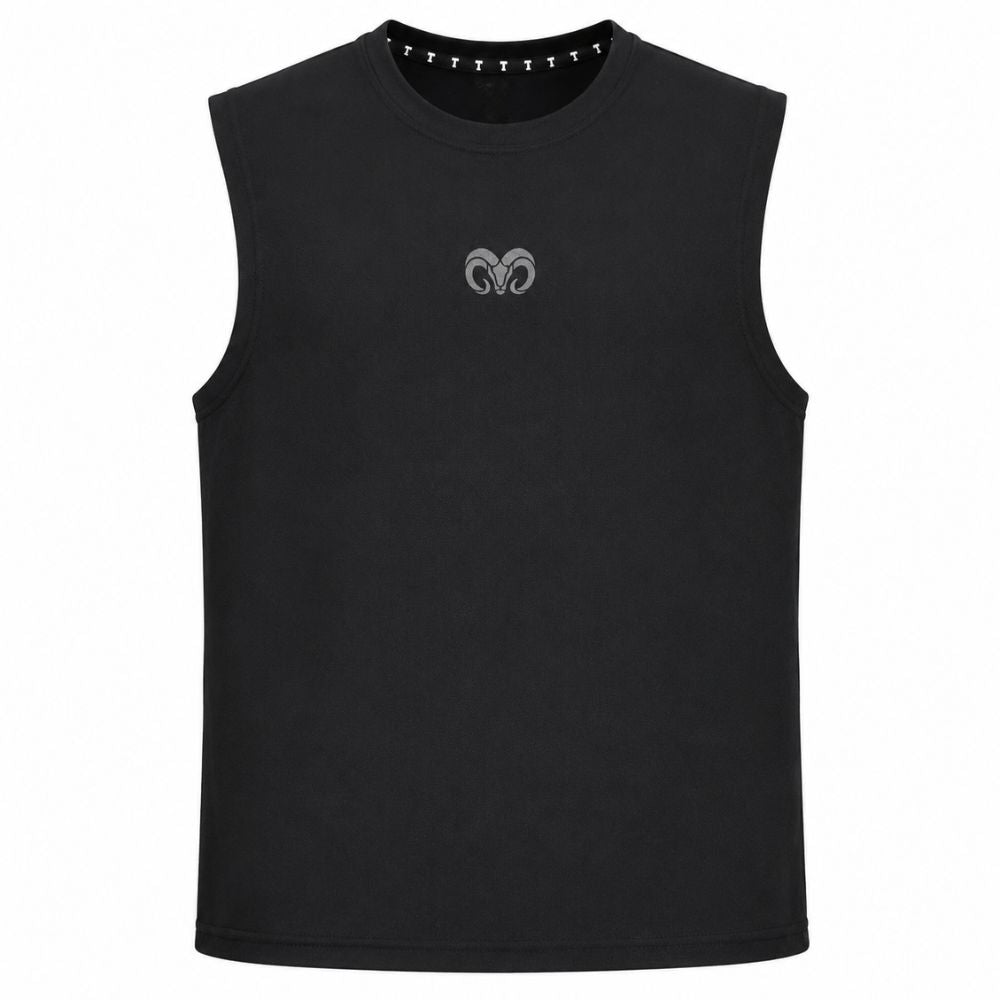 Tank Casual GYM BORREGOS Negro, Unisex
