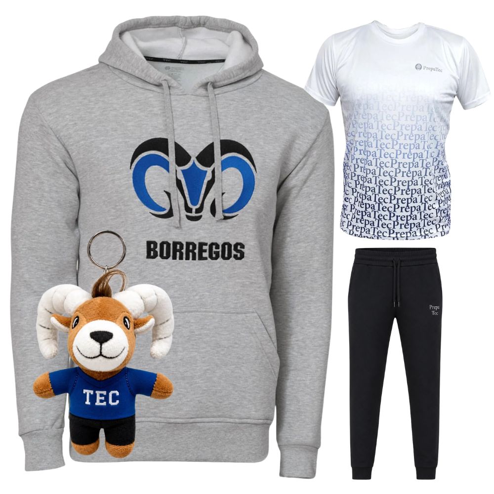 Kit Prepa TEC Sudadera BORREGOS Gris + Jogger
