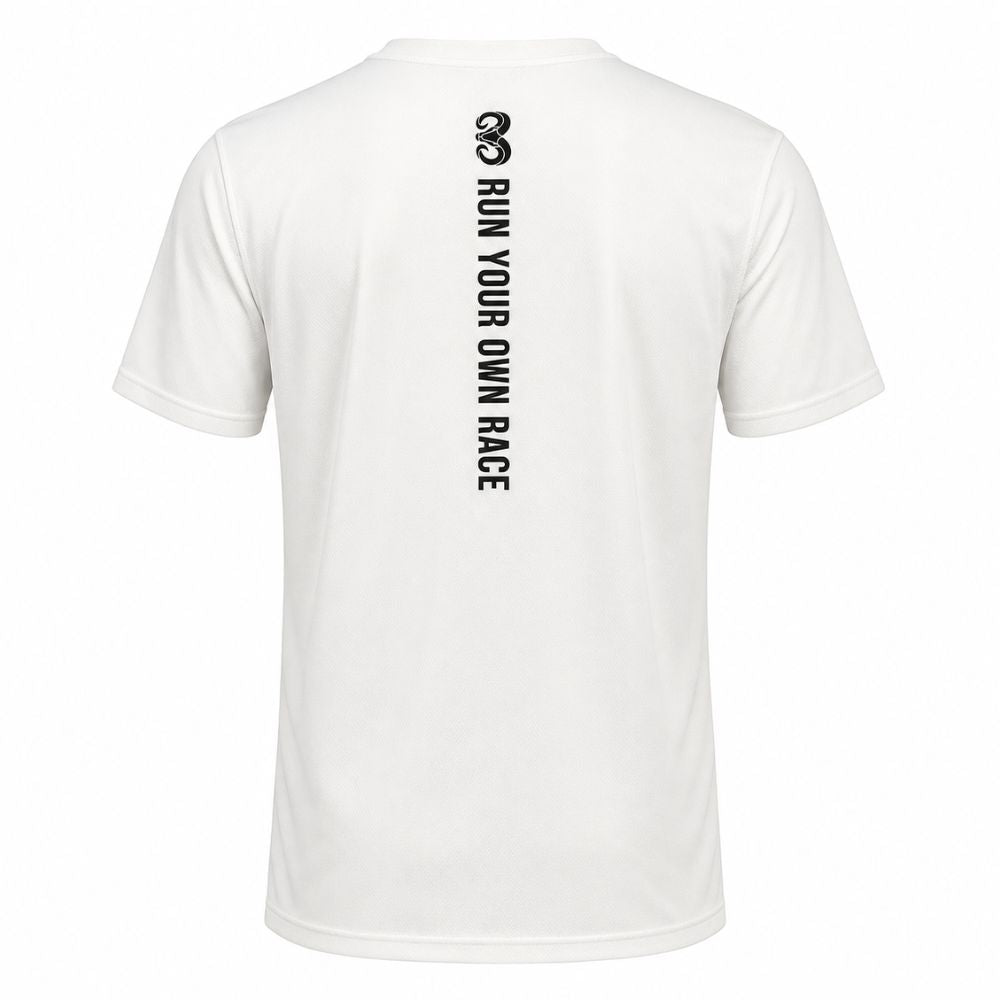 Playera Deportiva Running PRO BORREGOS Unisex, Blanco