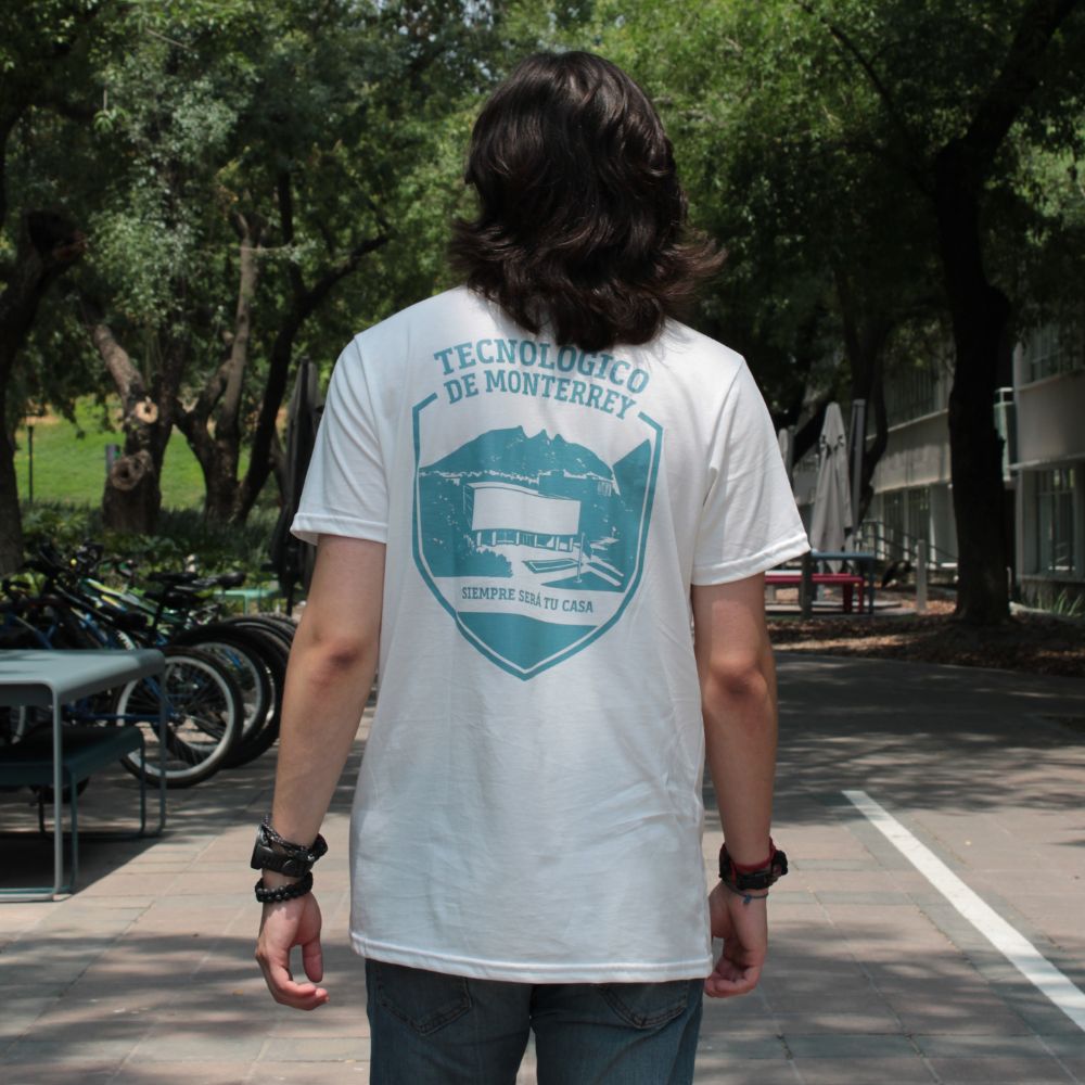 Playera Casual Blank TEC Unisex, Blanco