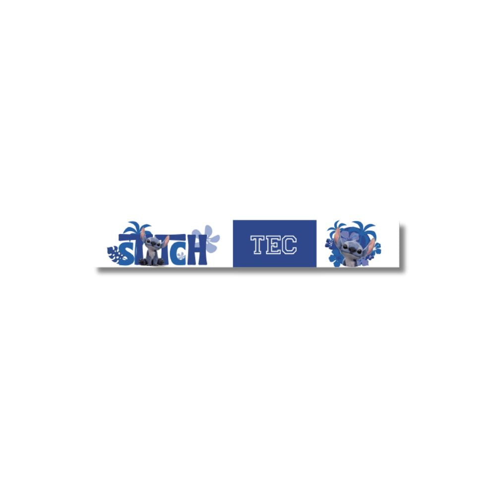 Portagafete Disney Stitch LA TEC, Blanco
