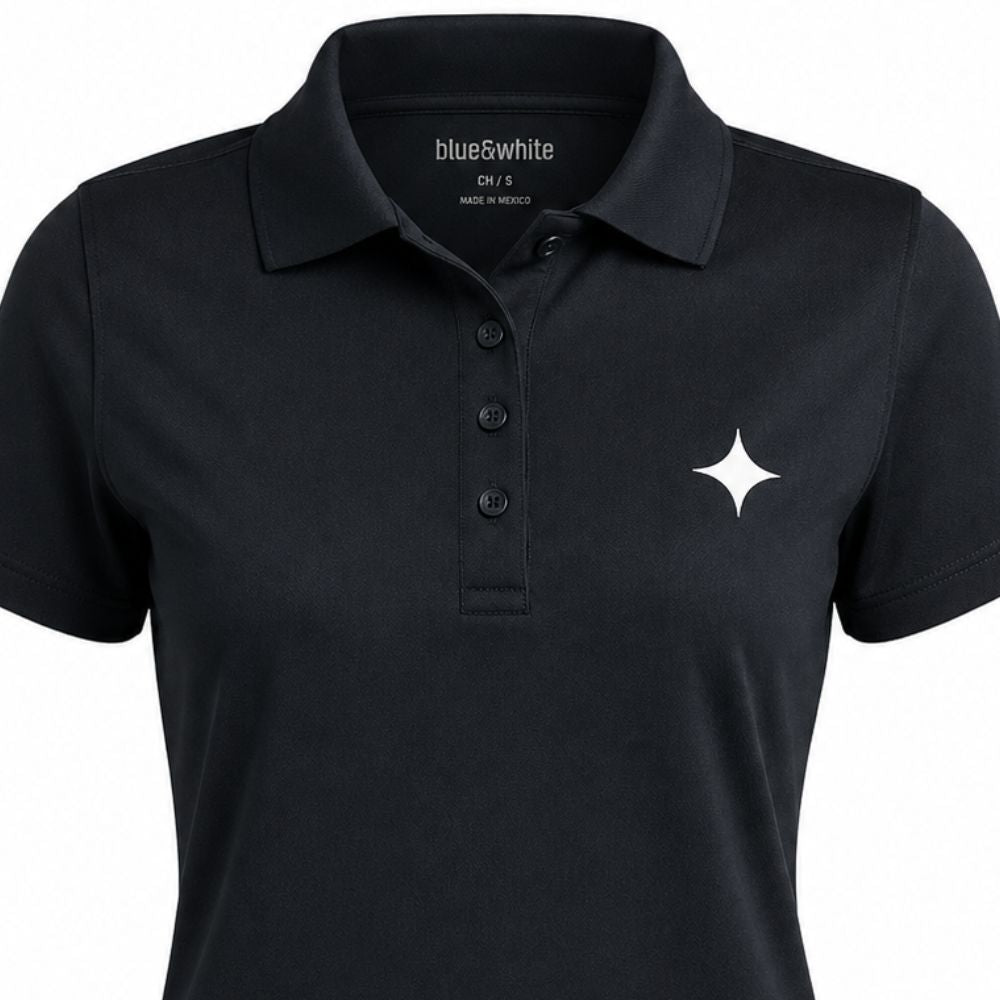 Polo Básico HPIS Mujer Negro