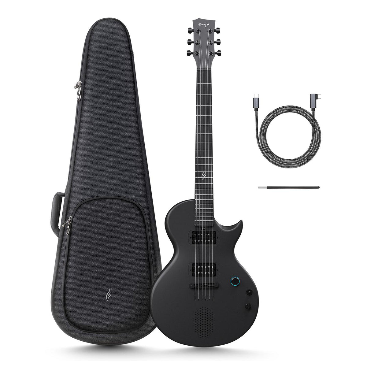 Guitarra Eléctrica Inteligente Color Negro NOVA GO SONIC-BK ENYA