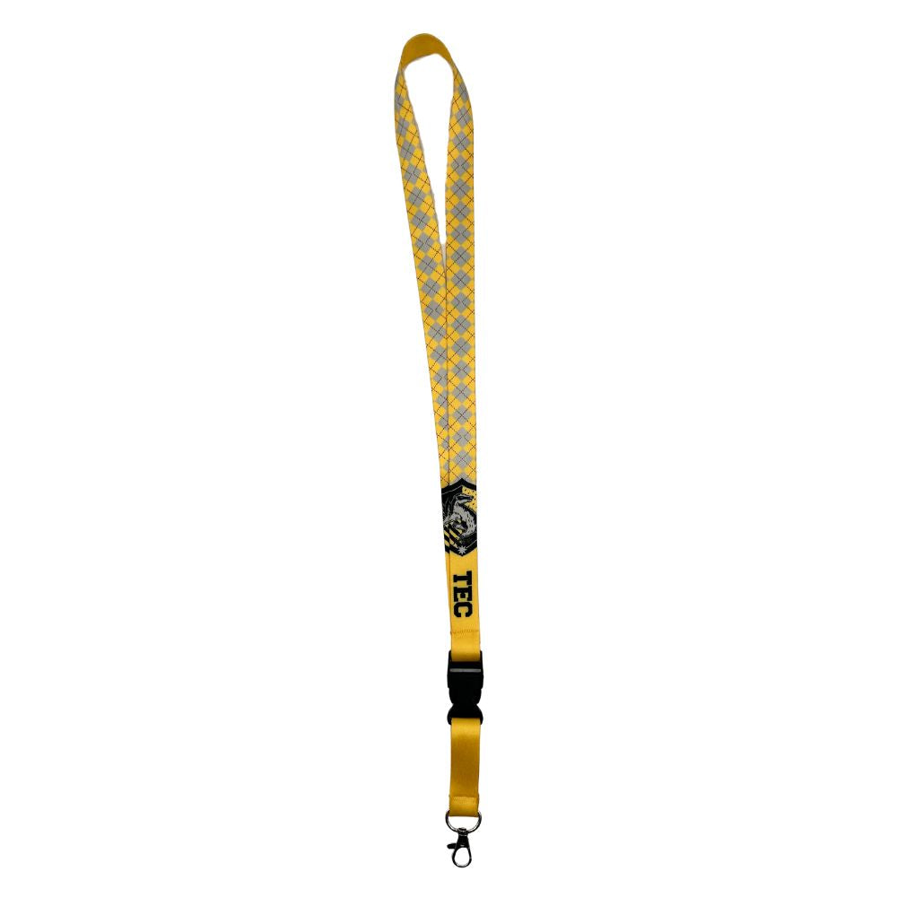 Landyard Harry Potter Hufflepuff TEC, Amarillo