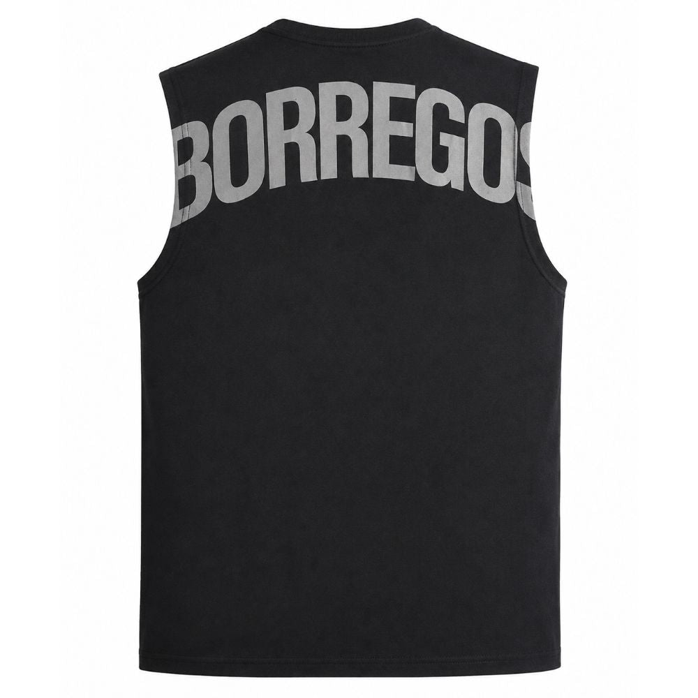 Tank Casual GYM BORREGOS Negro, Unisex
