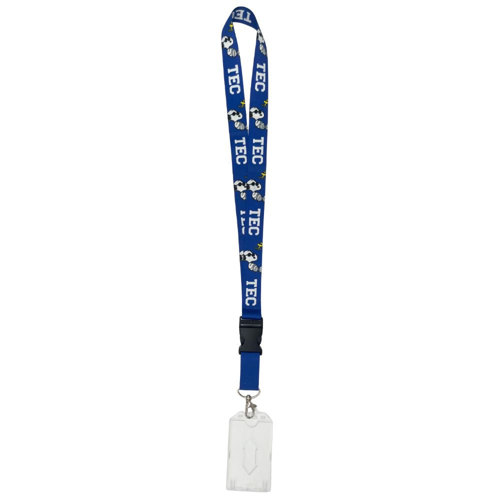 Portagafete Peanuts Snoopy B2S25 TEC, Azul