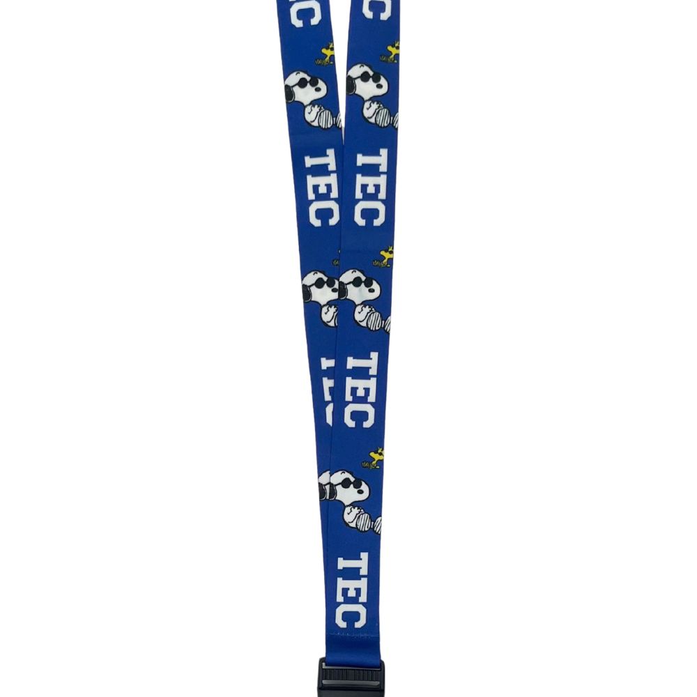 Portagafete Peanuts Snoopy B2S25 TEC, Azul