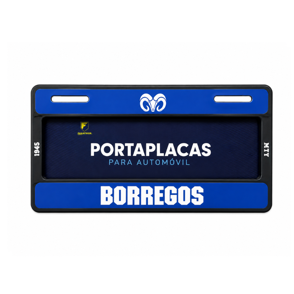 Portaplacas BORREGOS Azul