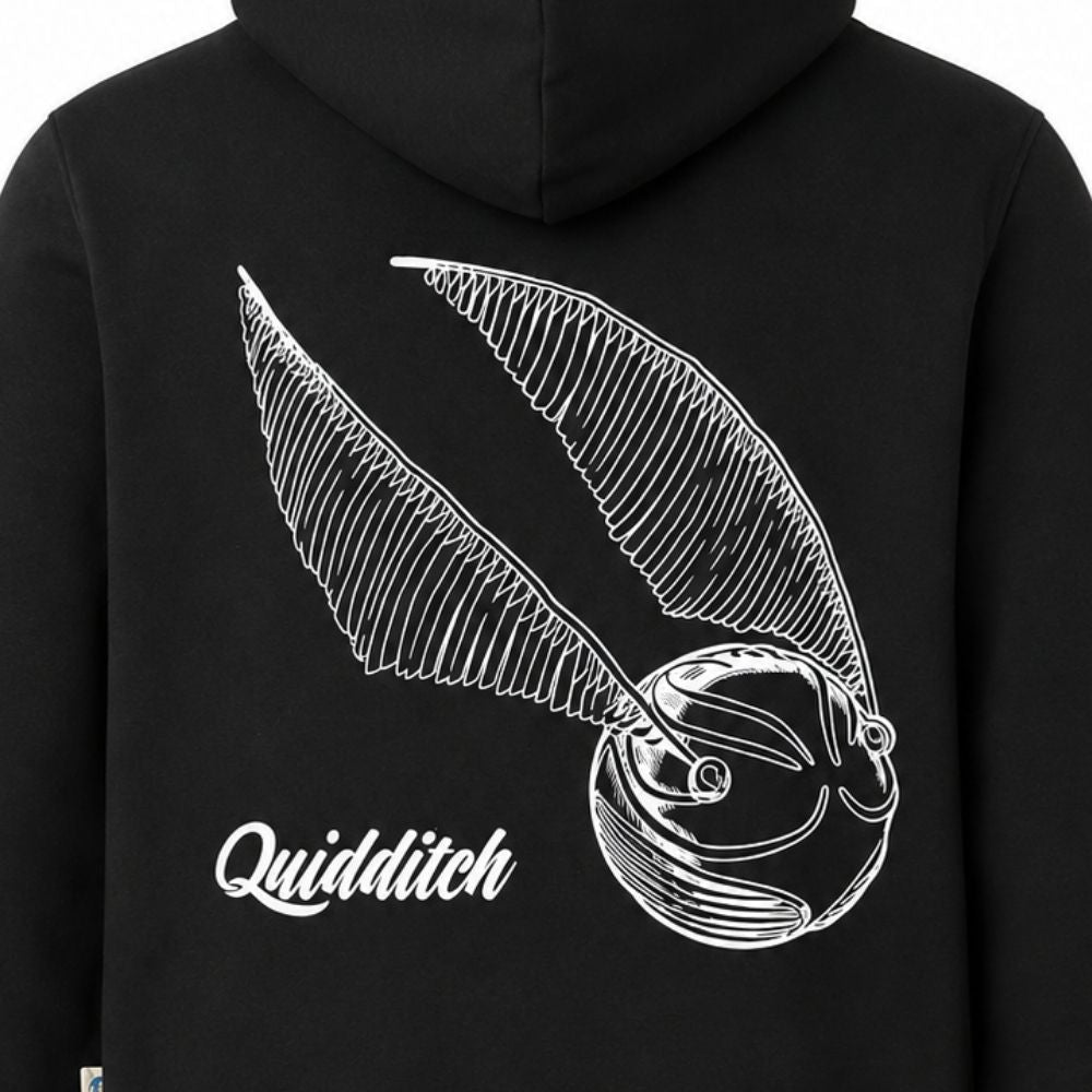 Sudadera Harry Potter Quidditch TEC Negro, Unisex