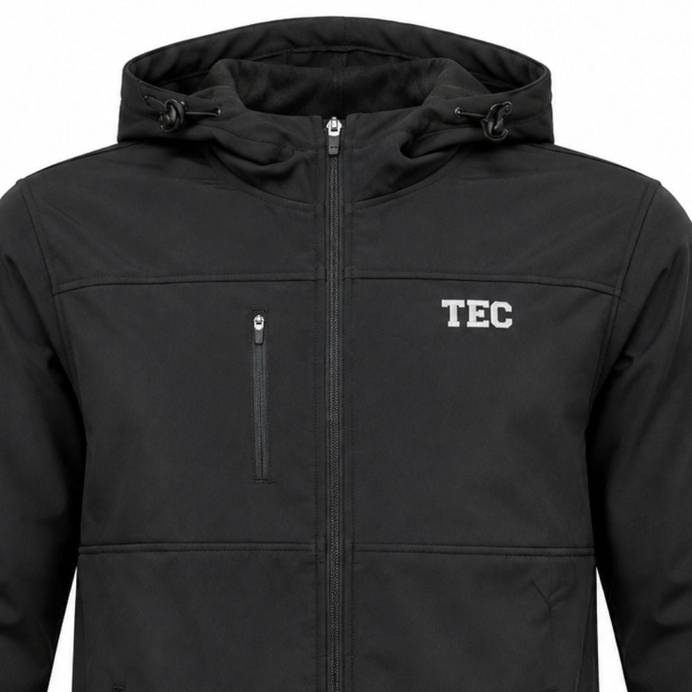 Chamarra Térmica con Gorro TEC Negro, Unisex