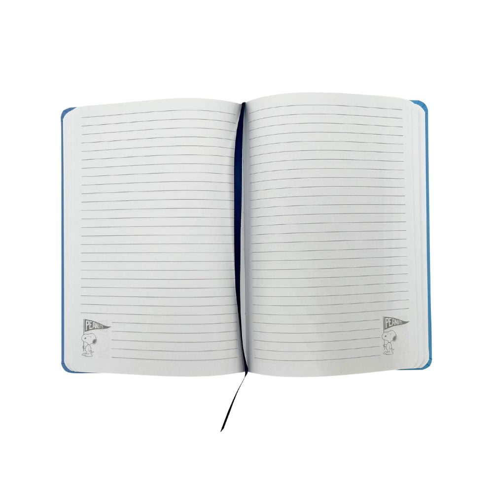 Libreta Peanuts Snoopy B2S25 TEC, Celeste