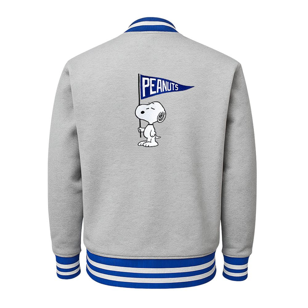 Chamarra Zipper Completo Peanuts TEC Gris