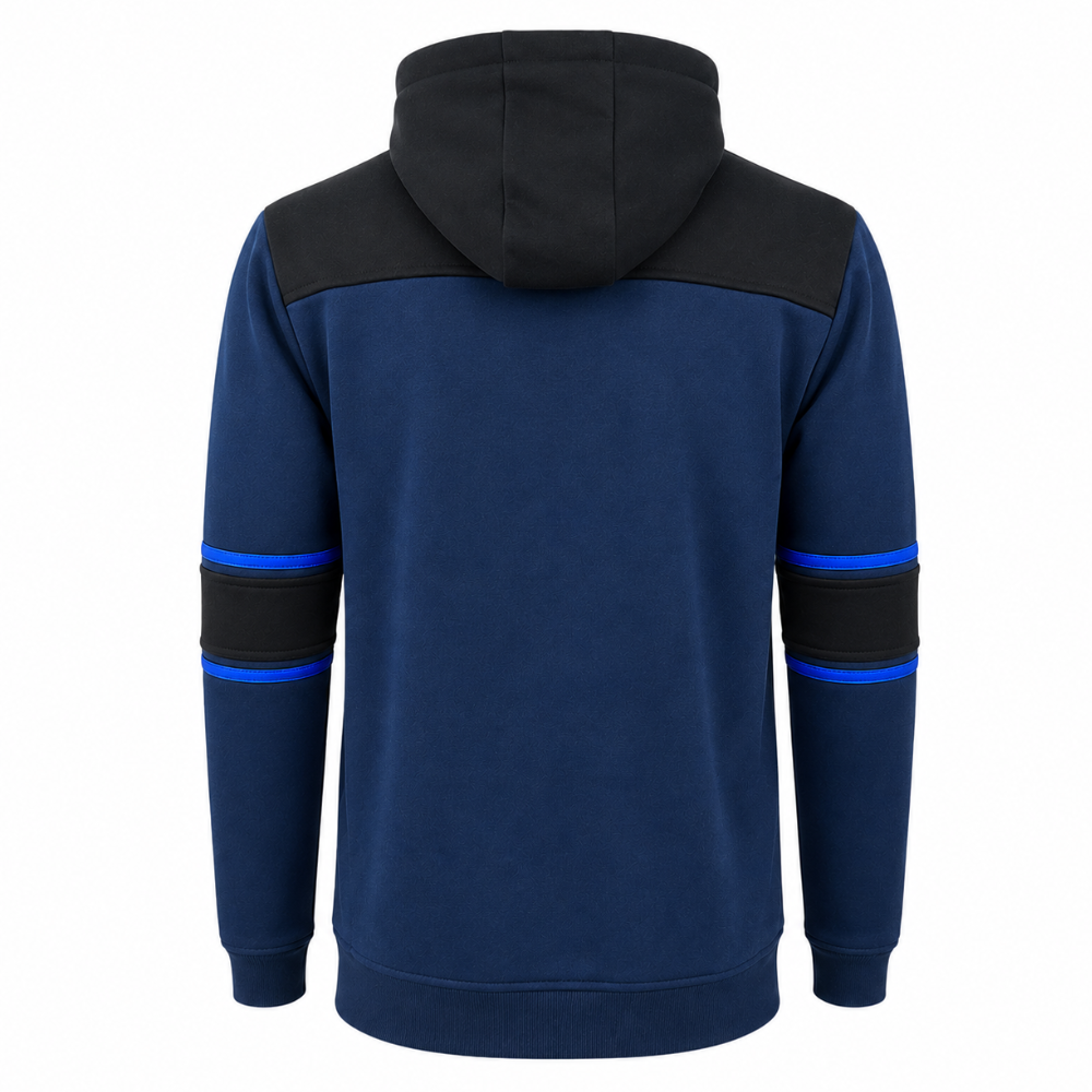 Sudadera Algodón Vintage TEC Marino/Negro, Unisex