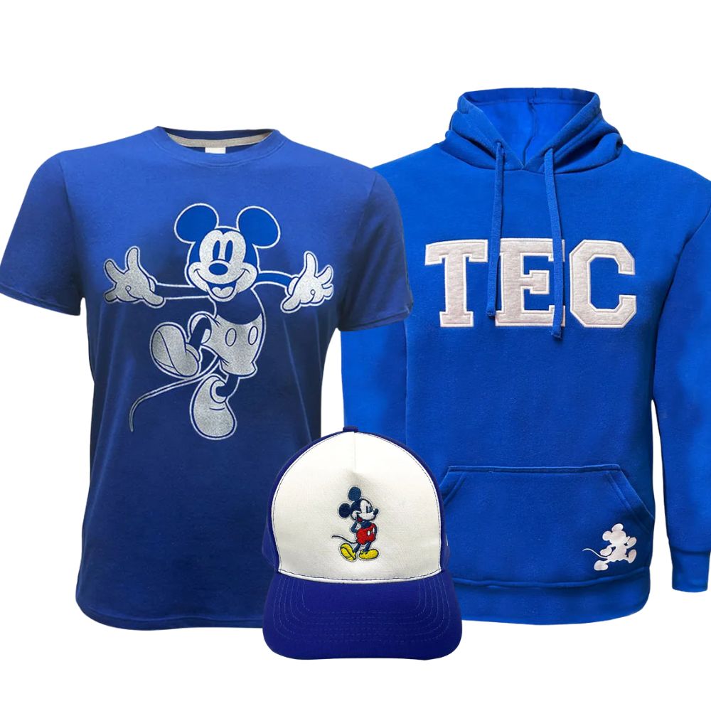 Kit Mickey Mouse Sudadera Playera y Gorra, Hombre
